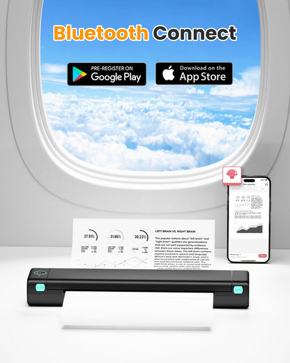 Phomemo M08F Pro Portable Printer Wireless Travel