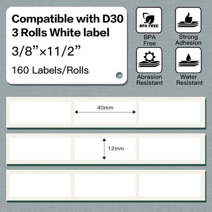 Phomemo D30 Thermal self-Adhesive Label