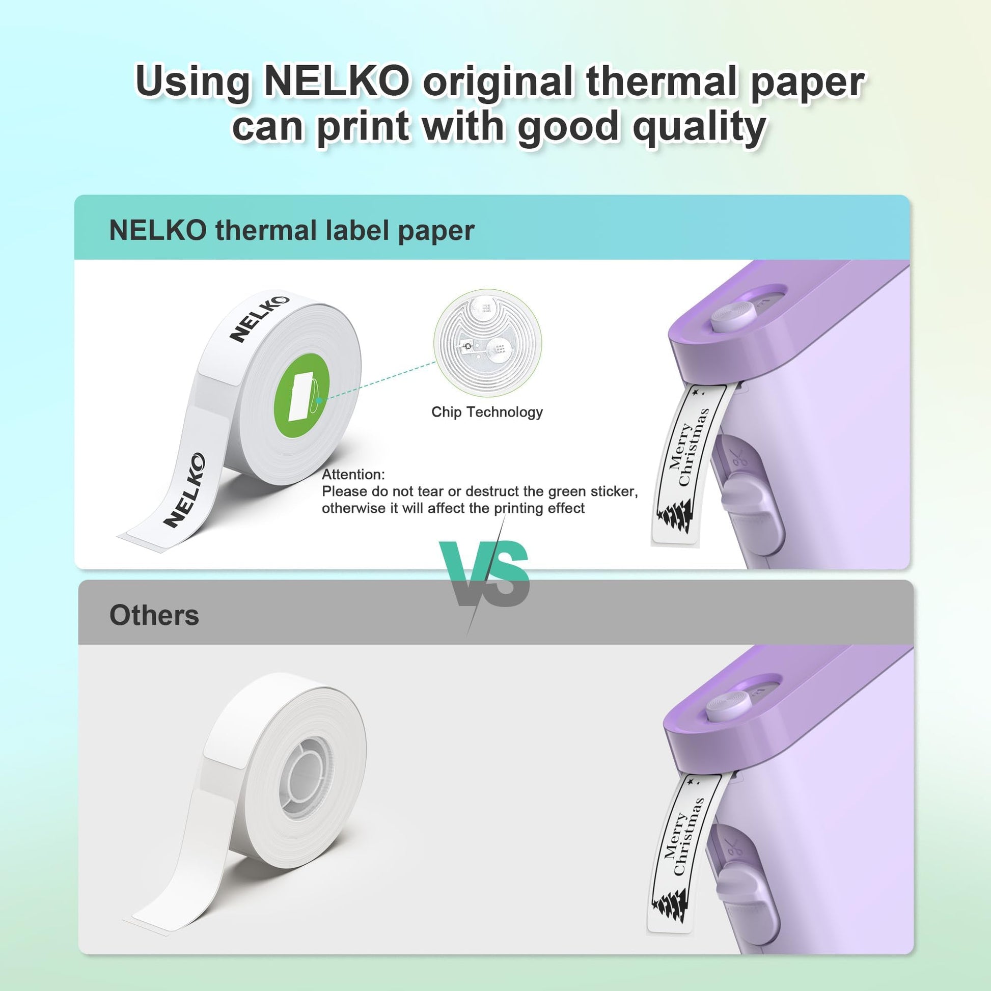 Nelko Label Maker Machine with Tape