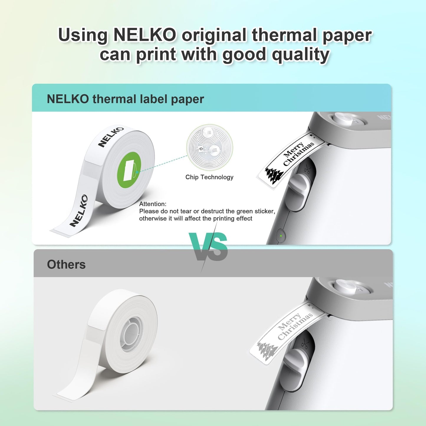 Nelko Label Maker Machine with Tape