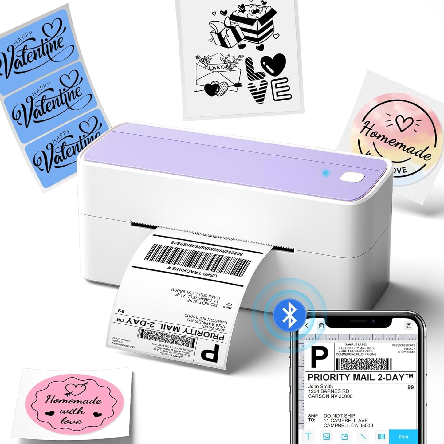 Phomemo Bluetooth Thermal Label Printer