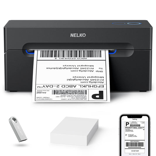 Nelko Bluetooth Thermal Shipping Label Printer