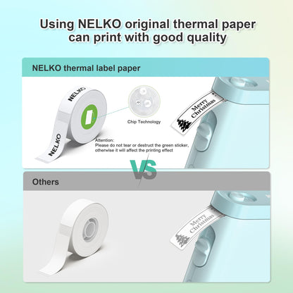 Nelko Label Maker Machine with Tape