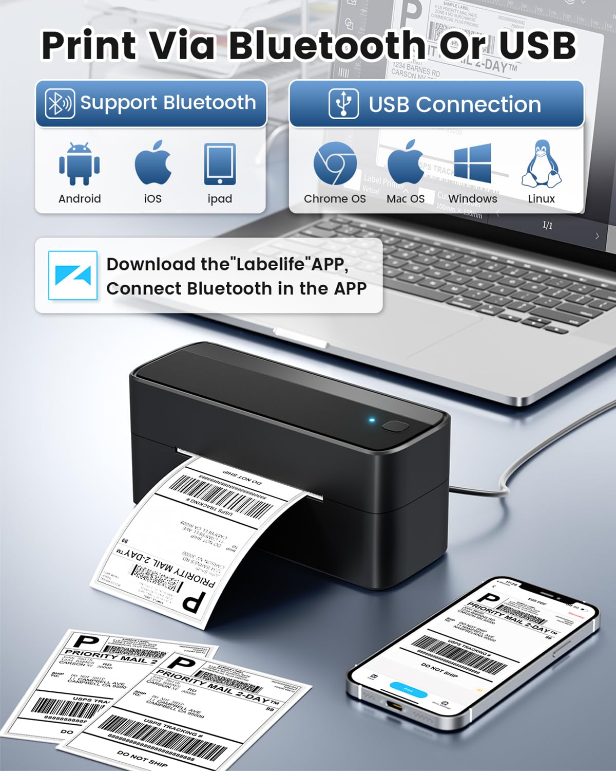 Phomemo Shipping Label Printer