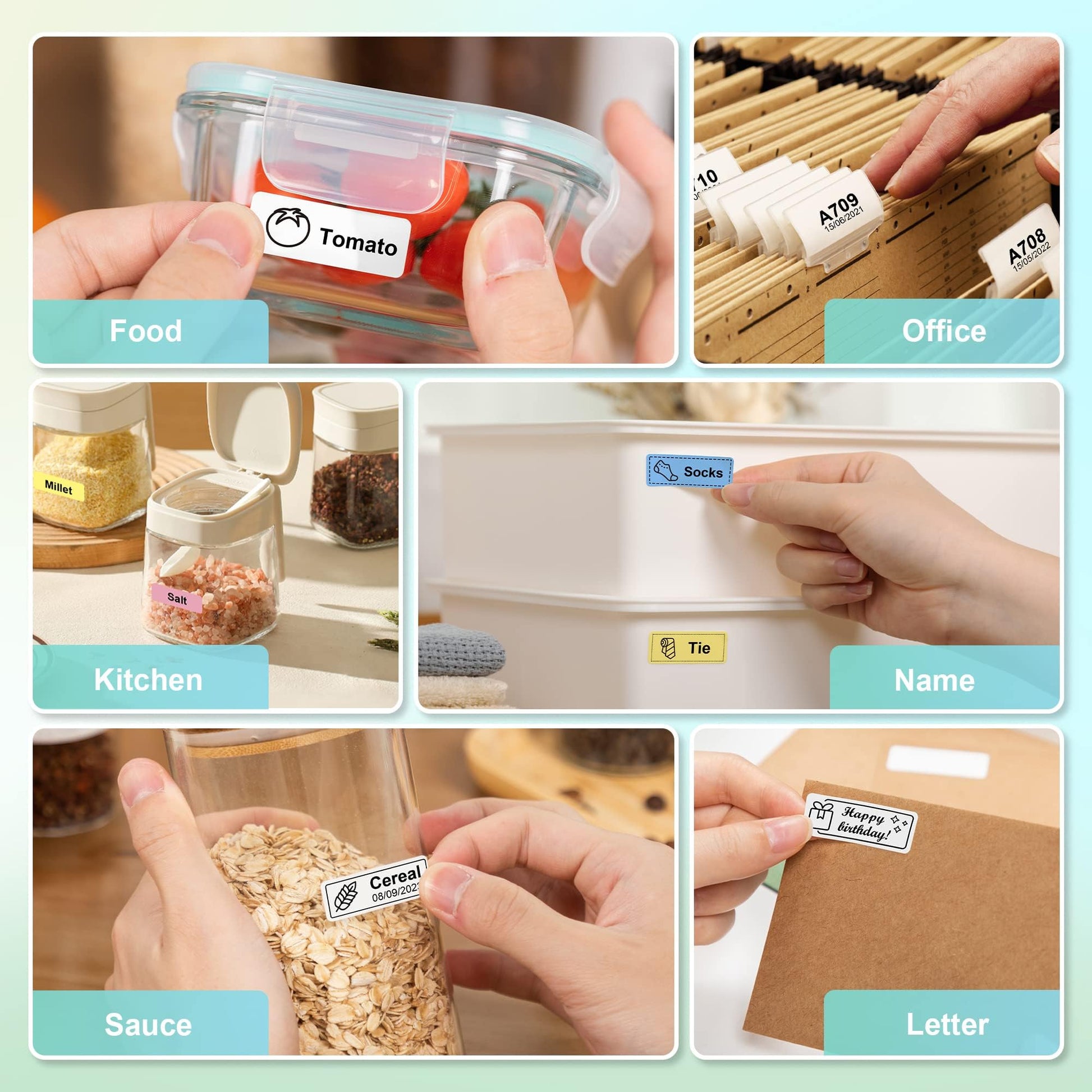 Nelko Label Maker Machine with Tape