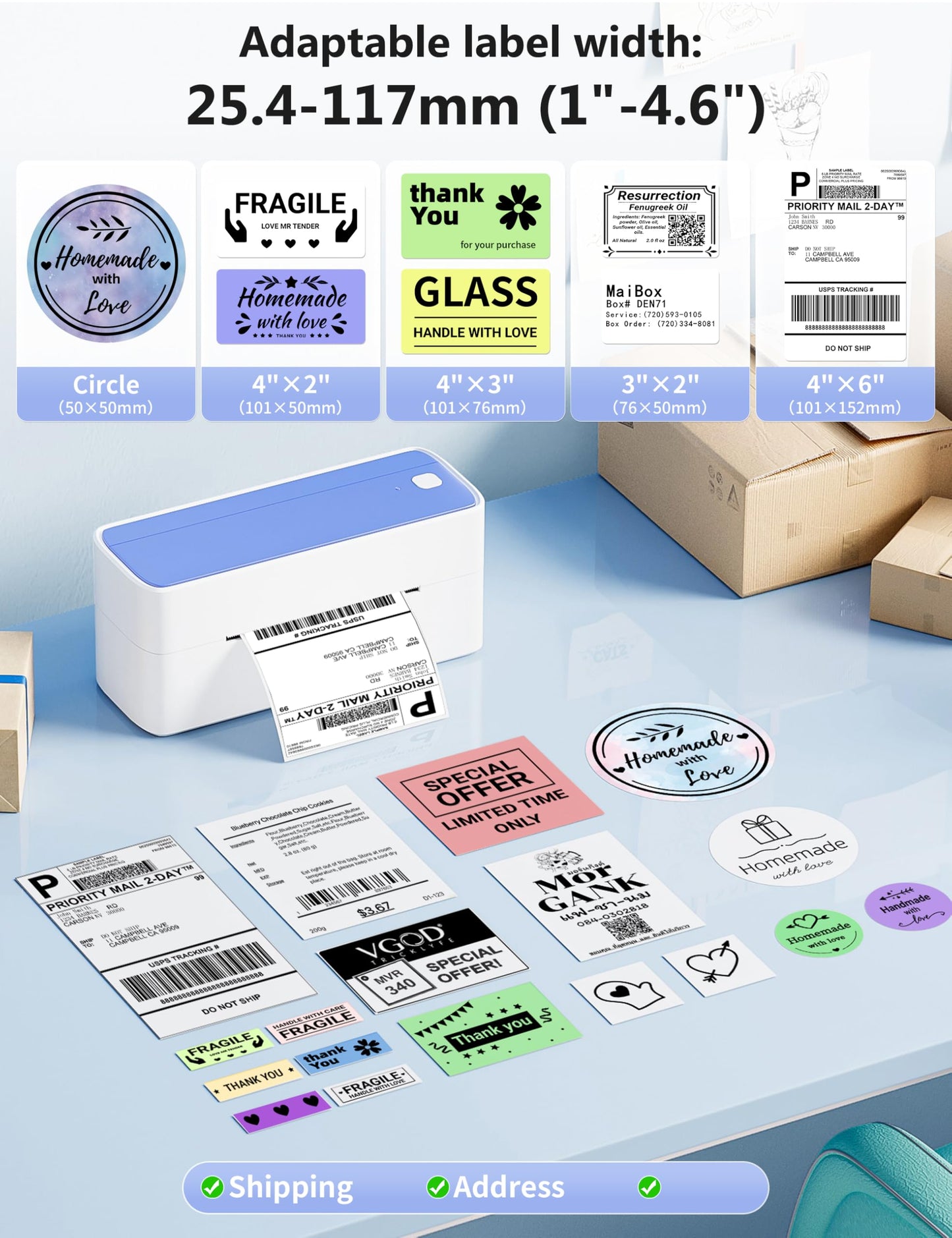 Phomemo Thermal Label Printer