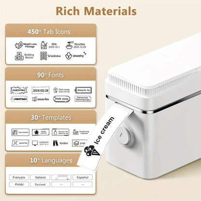 KUPIS P31S Label Maker Machine with Tape